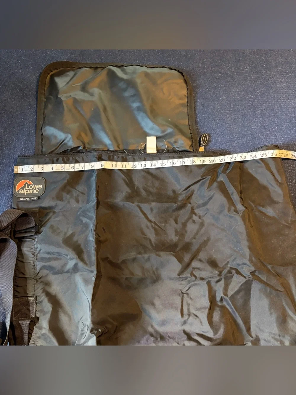 Lowe Alpine Black Backpacking Travel Tote Airline Cover Gear/Duffel Bag